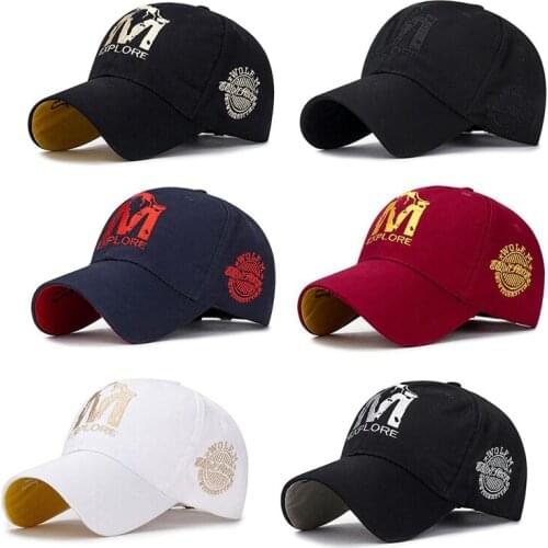 High Quality WOLF M Letter Baseball Cap, Streetwear, Dad Hat, Summer Sunscreen Sun Visor Truck Hat