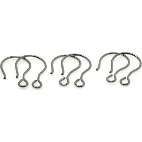 50pcs/lot 10x16mm 316 Stainless Steel Earrings Hooks Clasps Findings for DIY Jewelry Making Hook Earwire Hoops Accessories