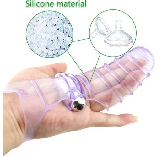 A16 Finger Vibrator Sleeve For Female Masturbator Vibration massager Sex Tools For Fingers Sexo Pussy G Spot Vagina Adult Toy