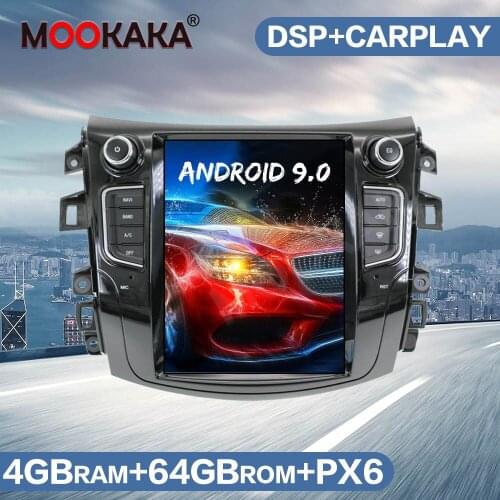 Tesla Style Android 9.0 Car Radio GPS Navigation For NISSAN NP300 2014-2019 Auto Multimedia Player Stereo Head Unit DSP Carplay