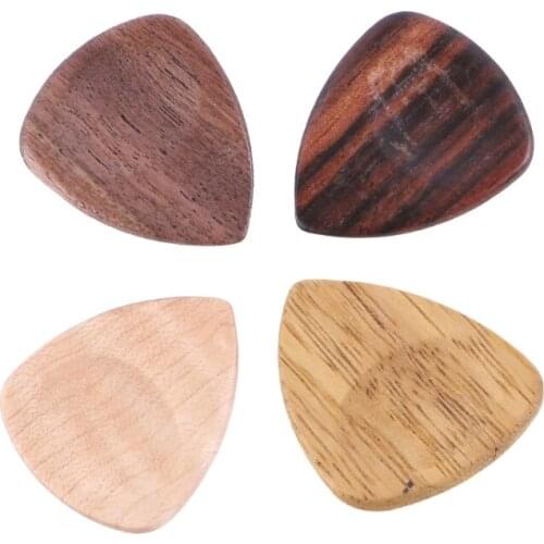 Wood Guitar Plectrum Picks for Electric Acoustic Guitar Bass Accessories