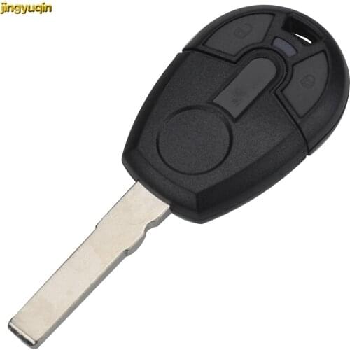 Jingyuqin 2 Buttons Remote Car Key Shell Case FOB for Fiat Transponder Car Key Shell Blank Case Cover