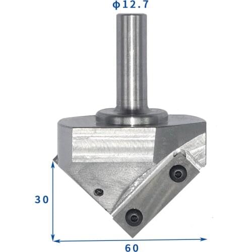 LIVTER Carbide Tipped V-Groove 90 Deg x 1/2 Shank replaceable blades 0.5inch freeshipping