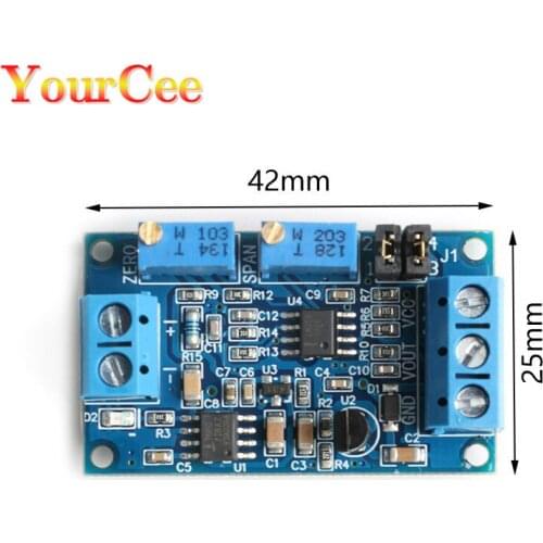 Current To Voltage Module 0-20mA/4 -20mA to 0-3.3V/0 -5V/0-10V Voltage Transmitter Signal Converter Module Single Phase