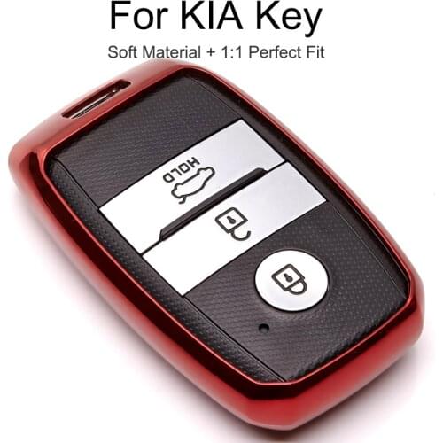 NEW Key Ring Fob Cover For KIA Ceed Rio Sportage R K3 K4 K5 Sorento Cerato Optima Carens KX3 KX5 Shuma TPU Key Case Shell Holder