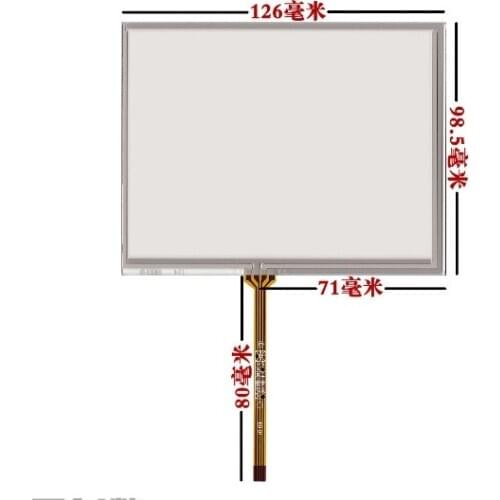 New 5.6 inch 126mm*100mm Touch screen for TM056KDH01 AT056TN53 V.1 industrial Touch Screen Digitizer Panel