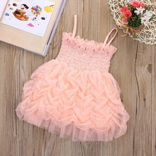 Newborn Infant Toddler Child Kid Baby Girl Dress Mesh Party Dress Christmas Backless Princess Sundress