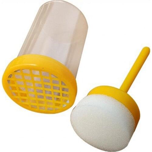 Bee Marking Plunger Transparent Reusable PP Queen Bee Marking Cage for Bee Keeper Beekeeping Tools