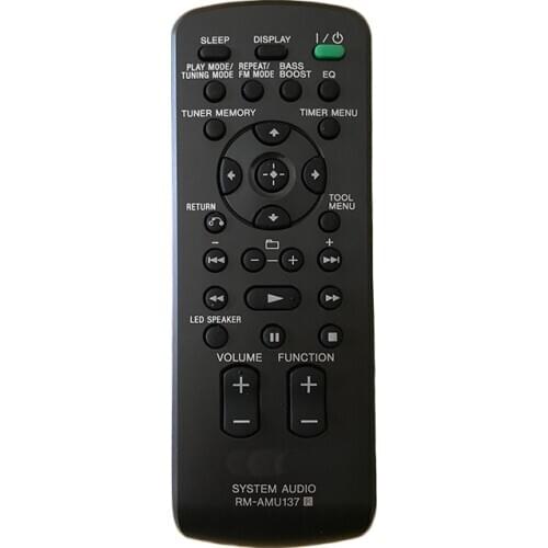 Remote Control For Sony SS-CLX20 SS-CHX50 RDH-GTK11iP RDH-GTK33iP RDH-GTK17IP HCD-HX70BTR SS-CHX70 FST-GTK11iP HCD-HX50BTR