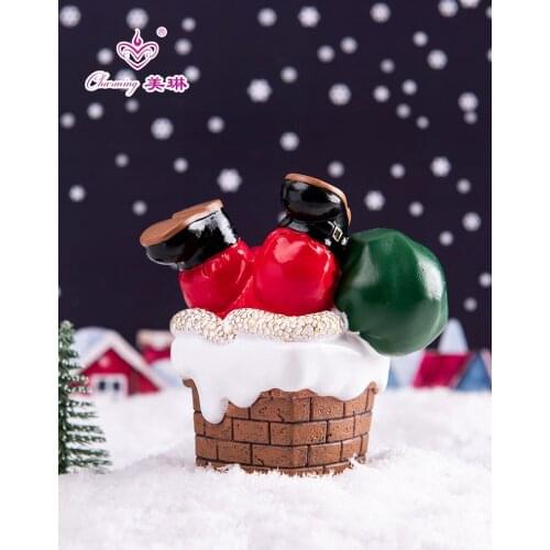 Chimney Drilling Santa Cake Decoration