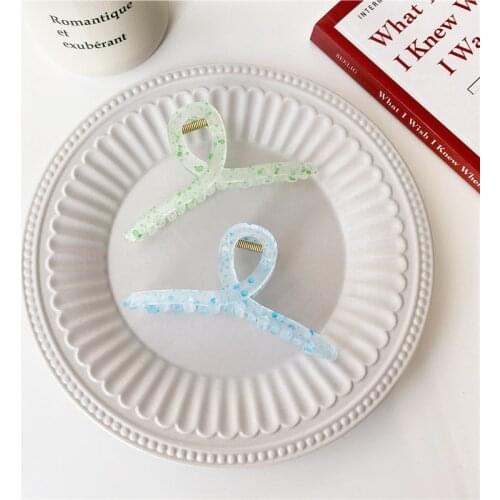 Women Girls Geometric Acrylic Hair Claw Clip Clamps Hair Crab Diverse Shape Hair Clip Hairpin Large Size Hair Accessories Gifts