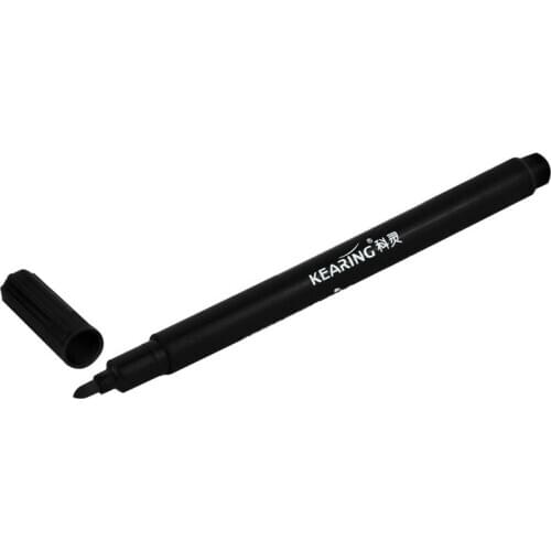 1 x Fabric Marker Pens Permanent Colors For DIY Textile Clothes T-Shirt Shoes black