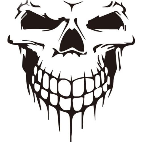 1pc Auto Stickers Skull Head Model Car Styling Car-covers Accessories Funny Cool Personal Decoration Exterior Accessories