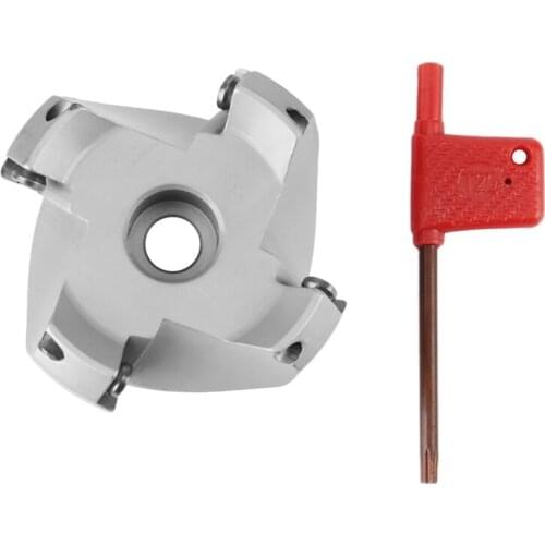 1Pc Clamped Fast Feeding Alloy End Mill Milling Machining Slab Face Milling Cutter