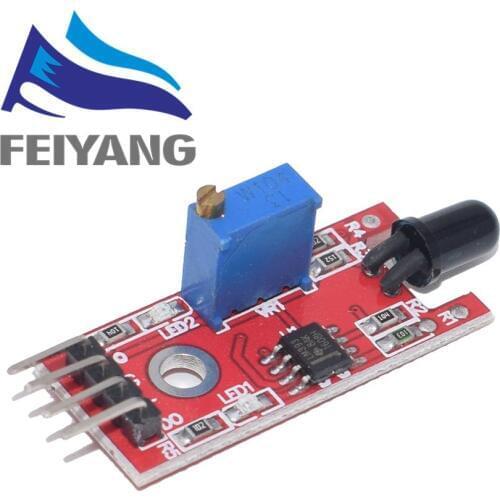 10pcs New 4PIN KY-026 Flame Sensor Module IR Sensor Detector Module Temperature Detecting Suitable