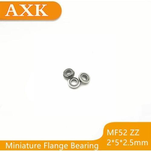 2019 Real Sale Free Shipping 10 Pcs Mf52zz Mf52 Flanged Bearings 2x5x2.5 Mm Flange Ball Abec5
