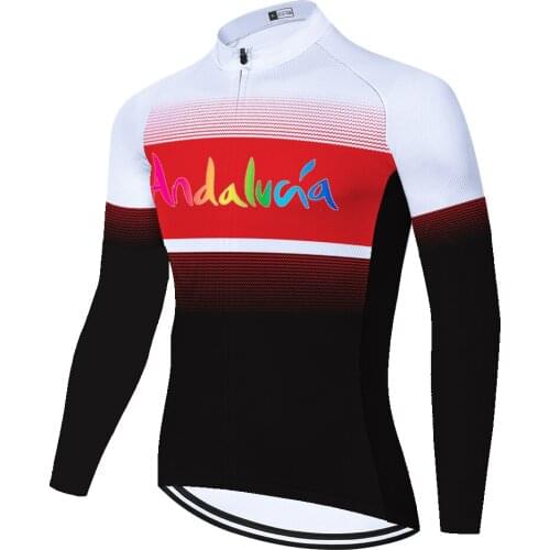 Andalucia Summer Spirng Masculino Retro Cycling Jersey Mallots Ciclismo Hombre Maillot Velo Homme Maillot Cyclisme Homme