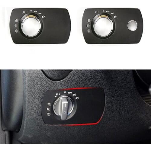 Car Accessories Front Headlight Switch Button Panel Trim Cover for Mercedes-Benz SLK Class W171 Before 2010