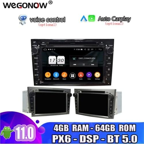 DSP PX6 Android 10.0 64GB ROM Car DVD Player GPS navi map RDS Radio wifi BT5.0 For Opel VECTRA ANTARA ZAFIRA CORSA MERIVA ASTRA
