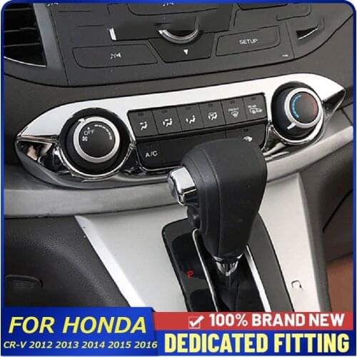 For Honda CR-V CRV 2012 to 2016 Car Internal Center Control Switch Button Air Conditioner Outlet Vent Cover Frame