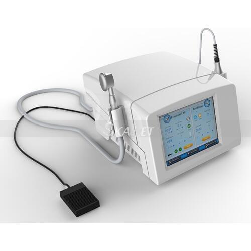 Double Handles Facial Care RF Fractional Microneedles Equipment Facial Collagens Remodeling Stretch Marks Treatment Machine