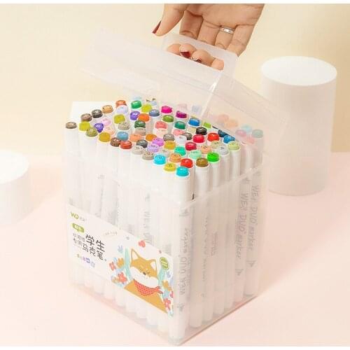 Sketching markers Colors Art supplies markers for school Drawing Dual Tip Brush Pen Set Graffiti Caligraphy Sketch Liners manga