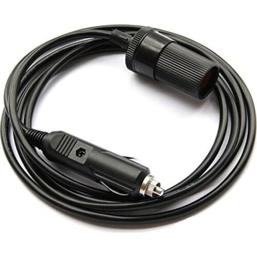 Good Quality Car Electronics Accessories 12v 24v Car Power Supply Extention Cable 5M Cigarette Lighter Socket Male to Female