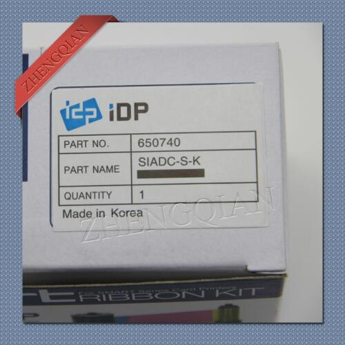 IDP 650740 SIADC-P-K black ribbon work on 30s printer and 50s printer