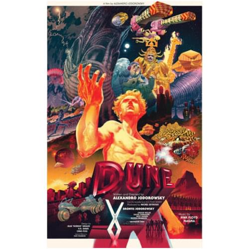 MT1667 Jodorowskys Dune Classic Movie Art Painting Art Poster Print Canvas Home Decor Picture Wall Print