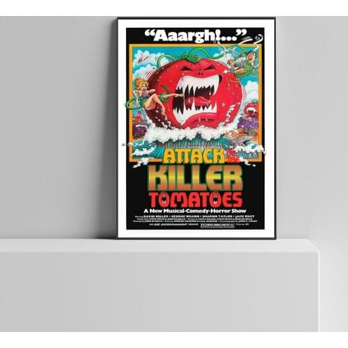 Attack of the Killer Tomatoes Classic Movie Canvas Poster Home Wall Painting Decoration (No Frame)