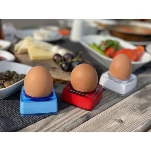 Egg holder container single egg container regular cafe and dessert decorative breakfast table colorful and stylish egg bed