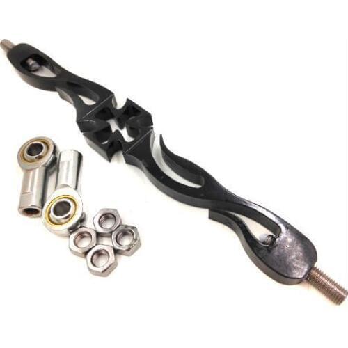 Motorcycle Black Cross Gear Shift Linkage Lever Shifter Link For Harley Softail FXDWG Dyna Wide Glide FL FX FLH