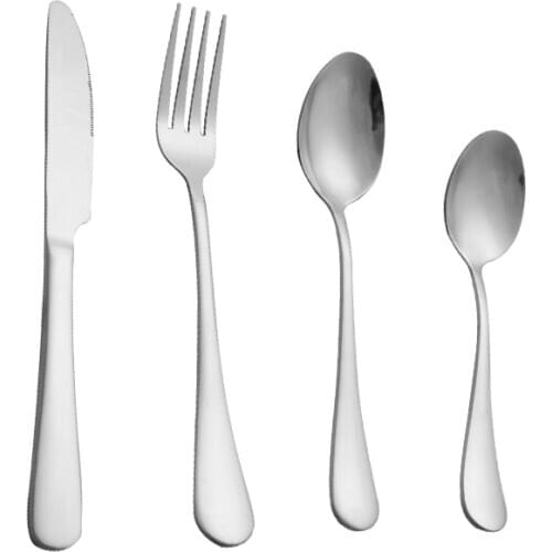 Flatware Set 4Pieces Stainless Steel Titanium Gold Plated Silverware Cutlery Set for Home Wedding Festival Party Dinnerware Sets