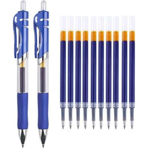 0.5mm Retractable Gel Pens Set Ink Colored Replaceable Refills Office School Supplies Stationery Gel Pens Writing Tools FC FC