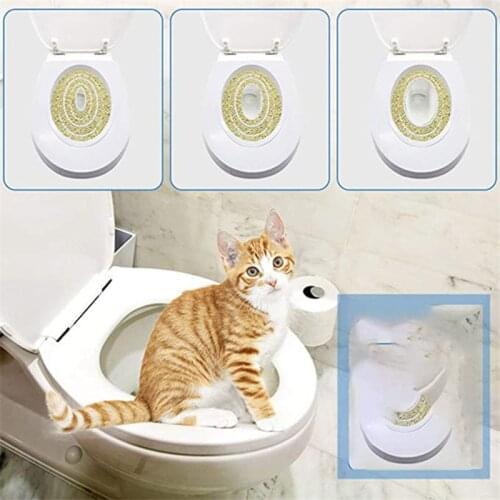 In 2021 the new pet products cat toilet pet cat pet toilet MATS cat toilet training