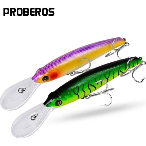 PROBEROS Fishing Lures Exported to USA Market Fishing Tackle 46.5g-1.64oz/19.5cm-7.68" Fishing Bait Retail Box Minnow Hard Bait