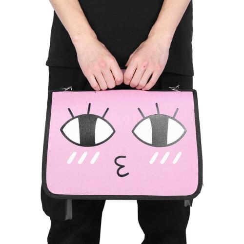 New Portable Cute Cat Carrier Bag Waterproof Cartoon Pattern Cage Outdoor Pet Carrier Mesh Breathable Puppy Dog Cat Carrier Bag