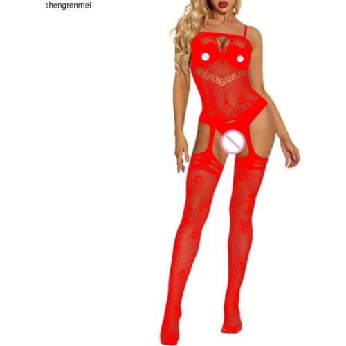 Girl Friend Breathable Sleepwear Woman Sexy Lingerie Plus Size Women Jumpsuit Pajamas Skull Cosplay New Sex Uniform Dropshipping