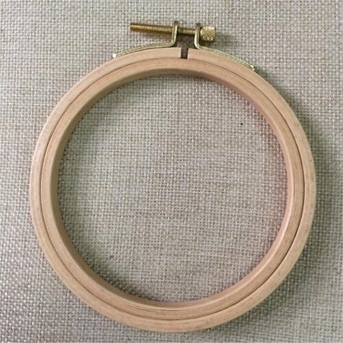 1PC Dia10.5cm Wooden Embroidery Hoops Rack Hand DIY Cross Stitch hoop Embroiderying Tool Household Sewing Tool Economical Kit