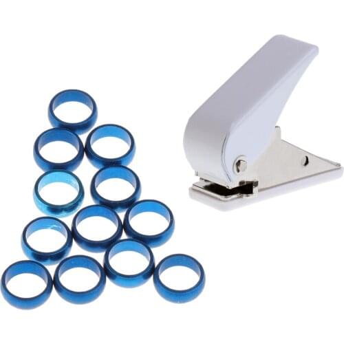 1pcs Dart Punch Rectangular Hole Puncher + 12 Pcs s O Rings / Darts Grip Rings