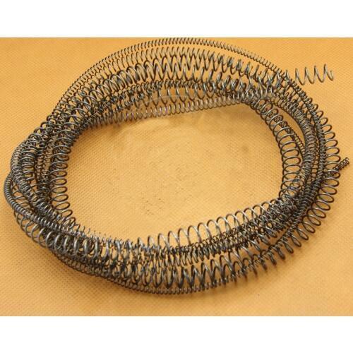 2PCS Custom Thin Long Flexible Steel Coil Extension Compression Spring,1.2mm Wire Diameter*6-15mm Out Diameter*1000mm Length