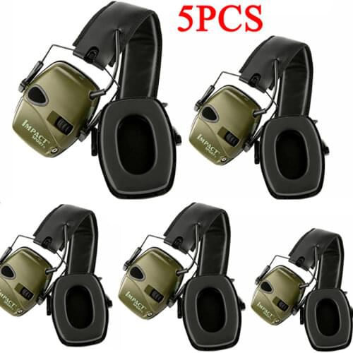 Foldable Electronic Shooting Earmuff Impact Sport Anti-noise Ear Protector Sound Amplification Tactical Hear Protective Headset