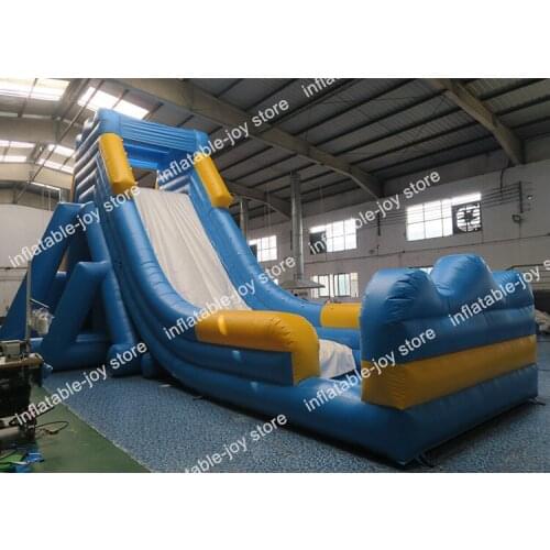Free air ship to door! giant inflatable water slide, 15*8*7m adult inflatable water slide, beach playground water slide
