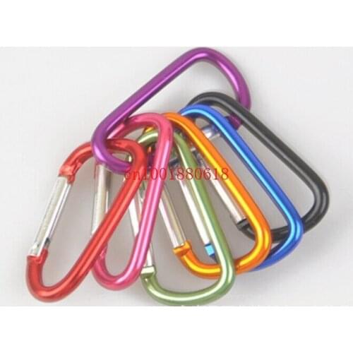 Free Shipping Climbing Hiking Camping Aluminum Alloy Carabiner Buckle Hook Outdoor Travel Kits Bag Accessories 5# ,1000pcs/lot