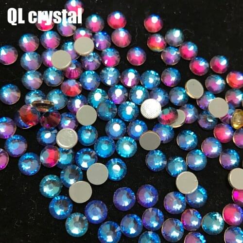 Glitter Flatback Glass Crystal DMC Hotfix rhinestone For Gymnastics dancing wedding Clothes Shoes 3D Nail Decoration