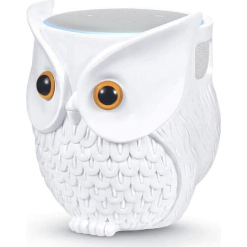 Owl Holder Speaker Owl Statue Stand Speaker Holder Lightweight for Echo Dot 4th/3rd for Home Mini/for Nest Mini (2nd generation)