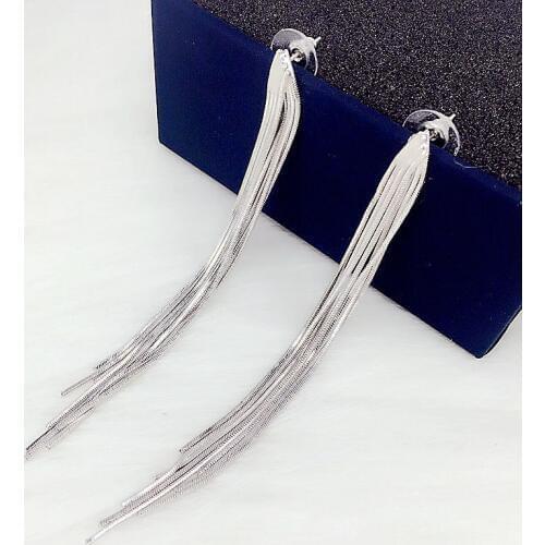 Серебряные серьги DJ CH China At AliExpress