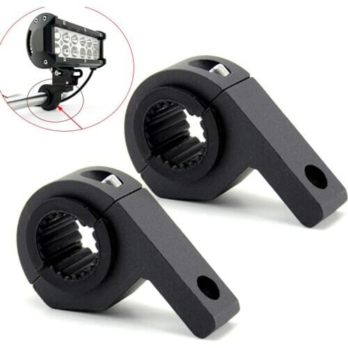 For Car Motorcycle Crash Bar Guard Bull Bar Mount Bracket Fog Driving Light Spotlight Universal Clamp Bracket 15-30mm