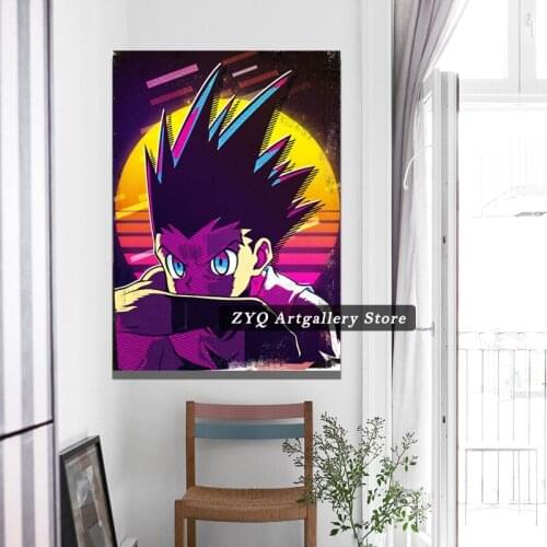 Home Decoration Hunter X Hunter Anime Canvas Painting HD Prints Killua Poster Wall Art Modular Pictures Frame For Living Room