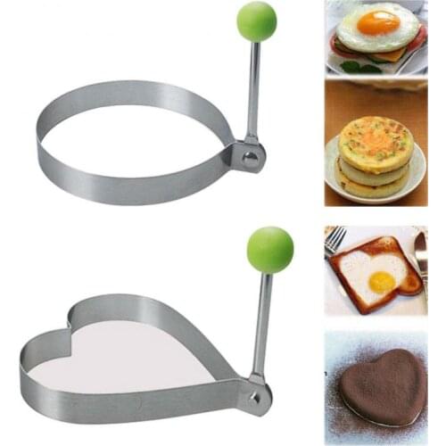 Stainless Steel Cooking Shaper Mold Frying Pan Fried Egg Pancake Tools Food -grade Multi-functional Kitchen Cooking Gadget